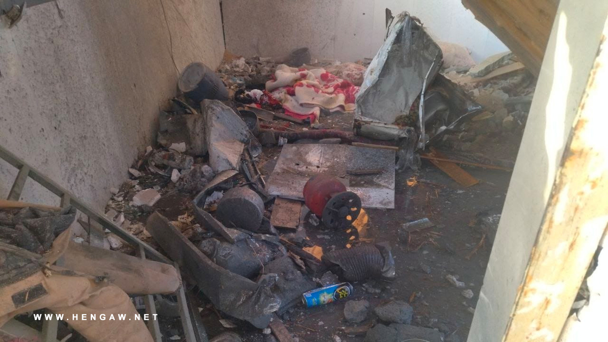 لەشنۆ رژێم بە ئار پی جی لە ماڵی کۆڵبەران دەدات