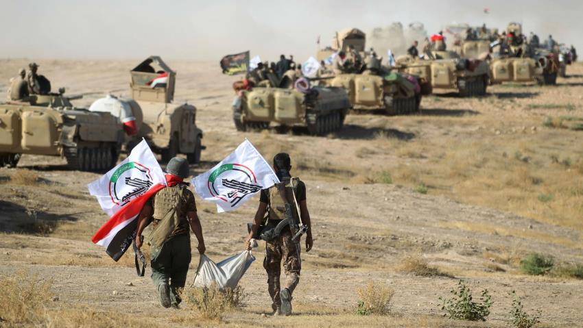 حەشدی شەعبی سەر بەئێڕان لەعێراقەوە چووە ناو سوریە