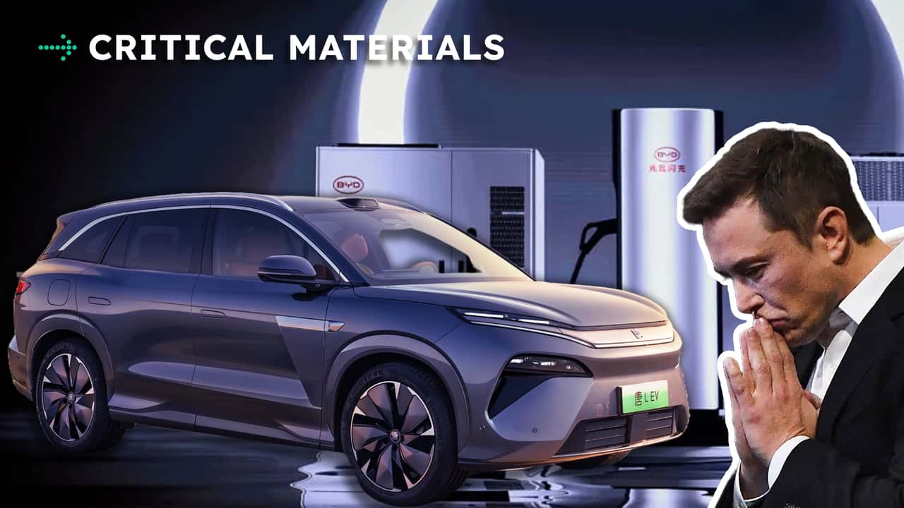 بی وای دی چین، تەپڵی بە تێسلای ئەمریکا لێدا