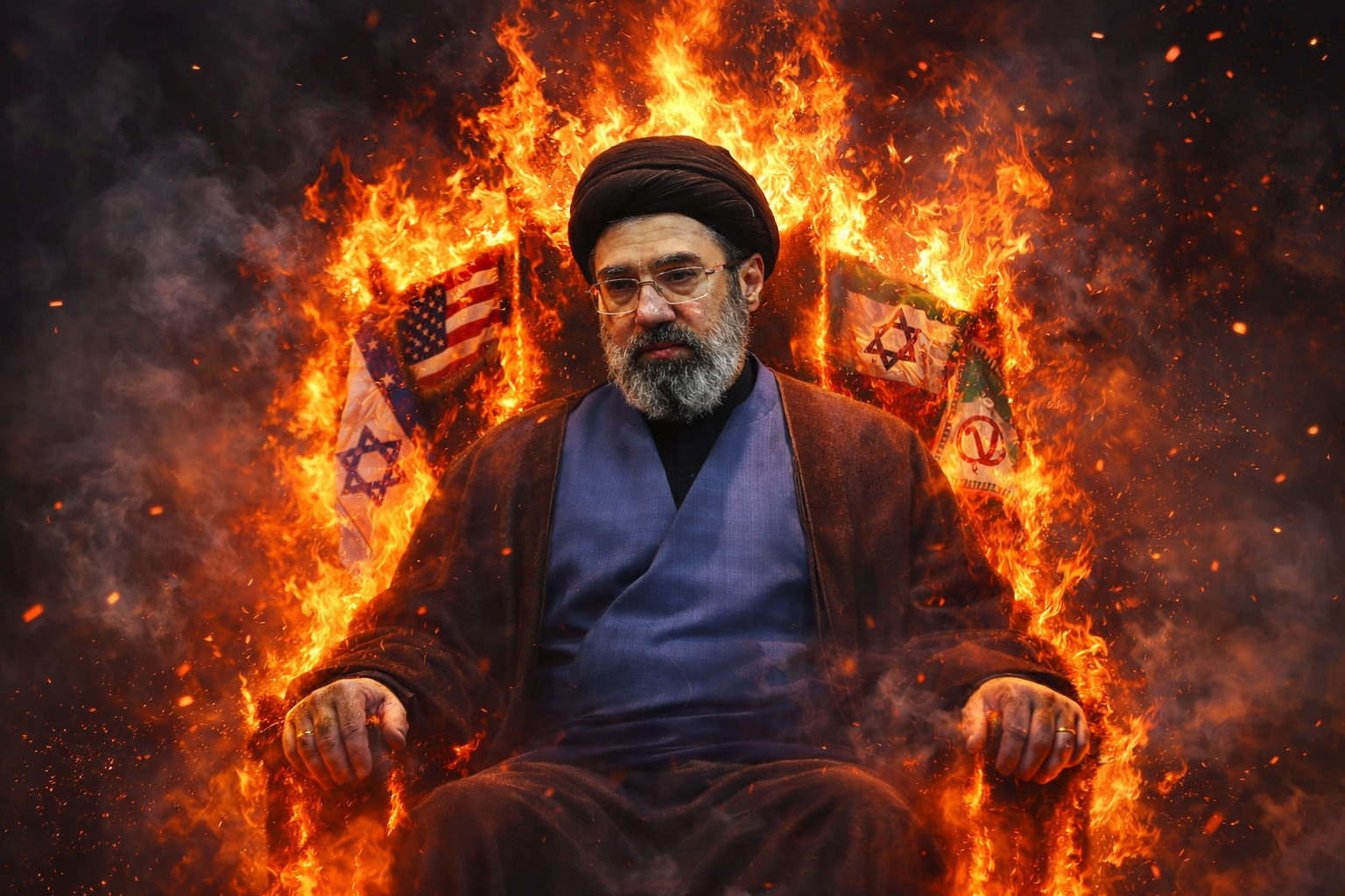 خامنەیی کوڕ کێیە؟ کورسییەک لەسەر ئاگڕ